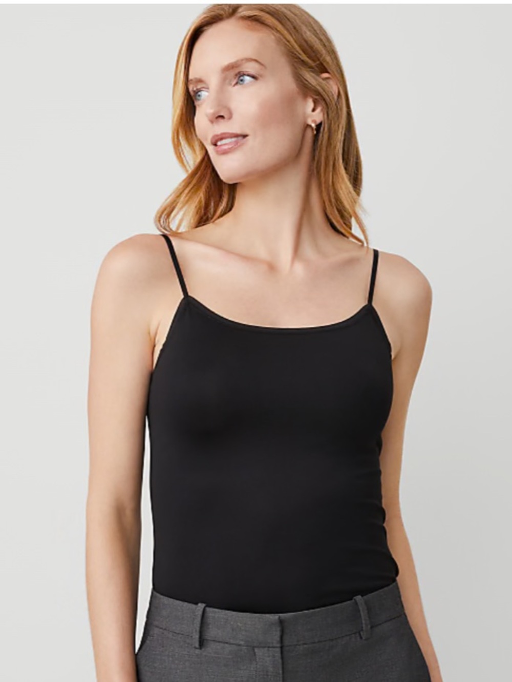 Ann Taylor Small Black Stretch Cami Tank Top - NWOT